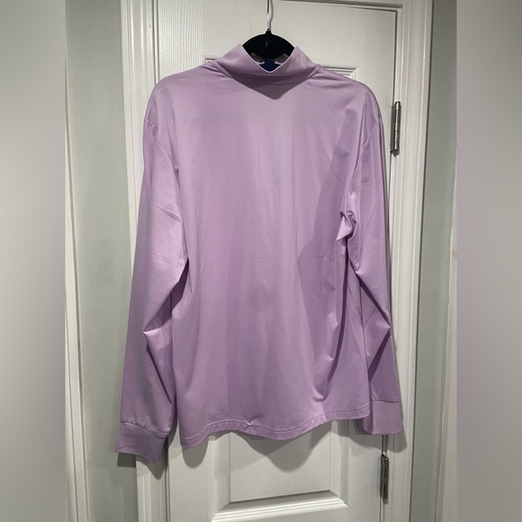 Polo Ralph Lauren Lavender Purple Quarter Zip Pullover Mock Long Sleeve Golf Top - Picture 7 of 12